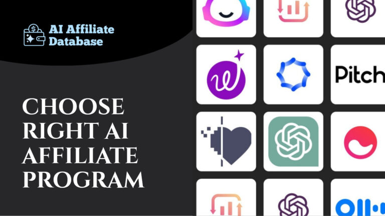 How to Choose the Right AI Affiliate Program